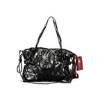 Black Polyurethane Women's Bag