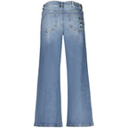 Blue Cotton Women's Jeans