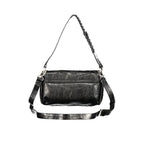Black Polyurethane Women Bag
