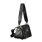 Black Polyurethane Women Bag