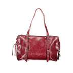 Rosso Polyurethane Women Bag with Adjustable and Removable Strap