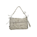 Gray Polyurethane Women's Bag