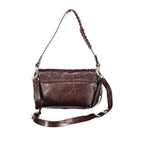 Brown Polyurethane Women's Bag