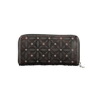 Black Polyurethane Women's Wallet