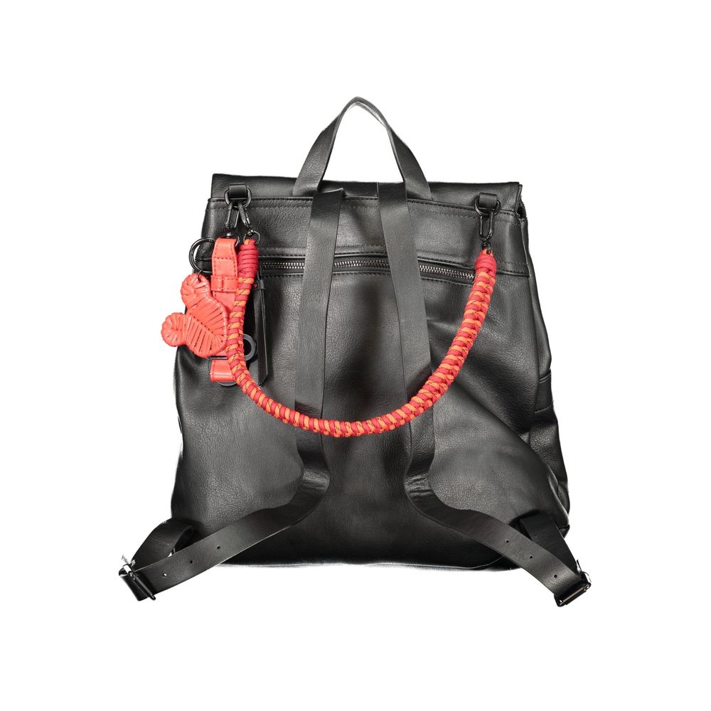 Nero Polyurethane Women's Backpack