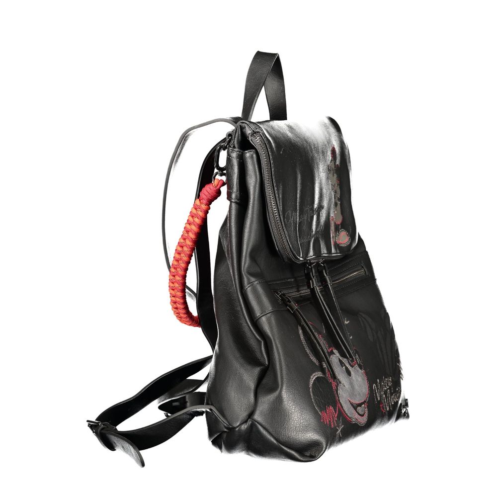 Nero Polyurethane Women's Backpack