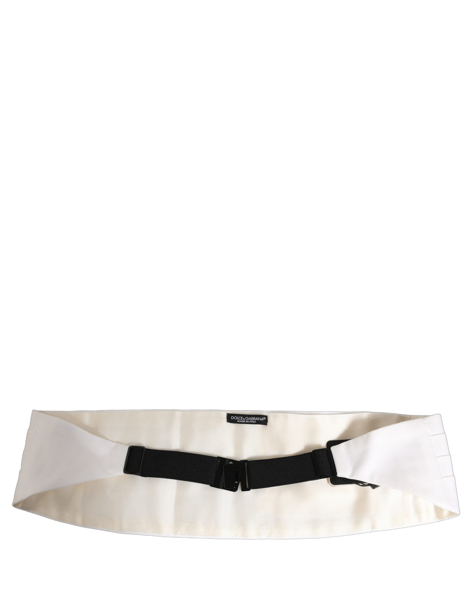 White Men Wide Waist Belt Cotton Cummerbund