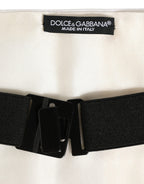 White Men Wide Waist Belt Cotton Cummerbund