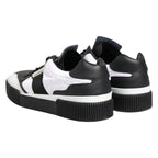 Black White MIAMI Low Top Men Sneakers Shoes