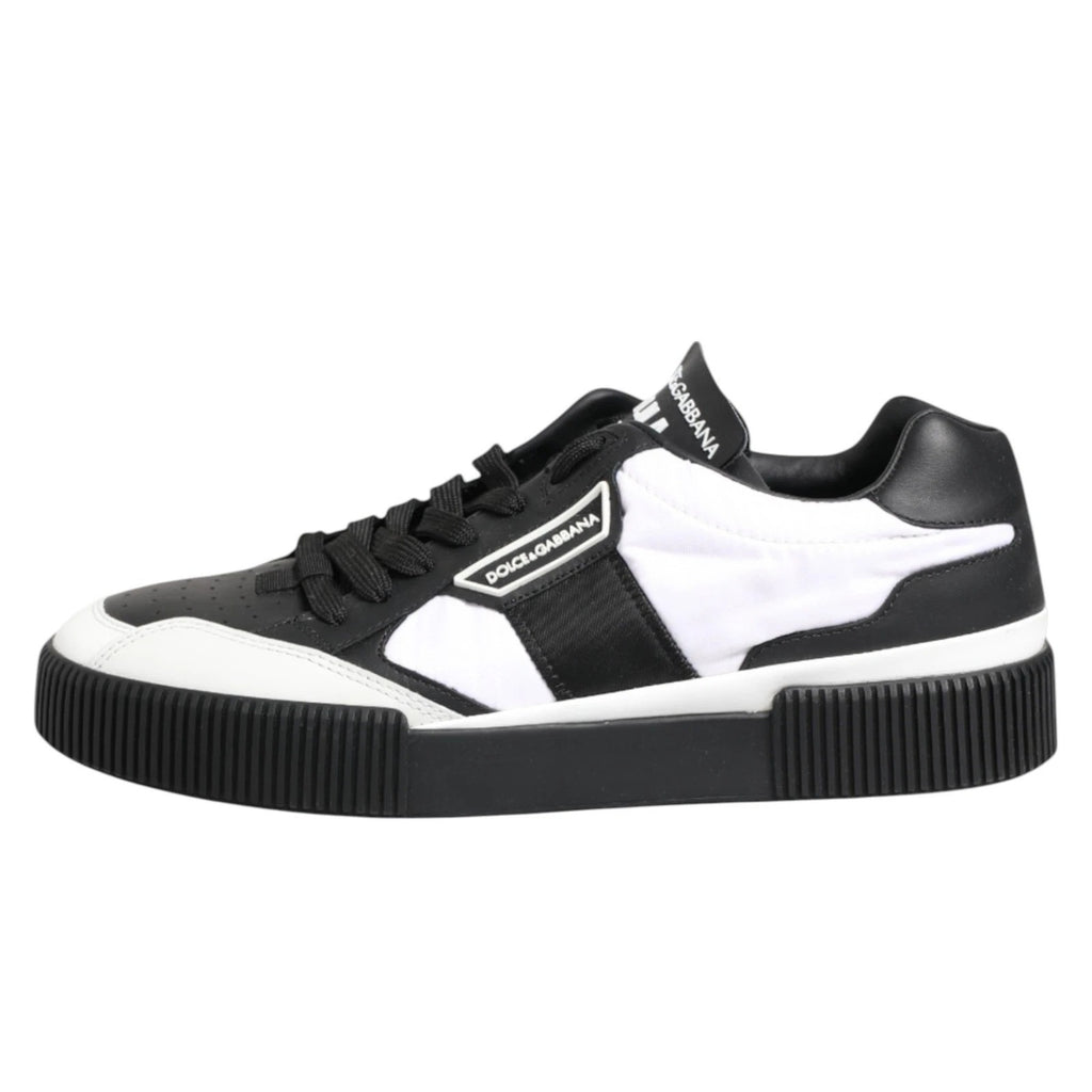 Black White MIAMI Low Top Men Sneakers Shoes