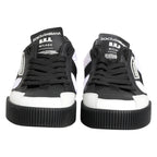 Black White MIAMI Low Top Men Sneakers Shoes