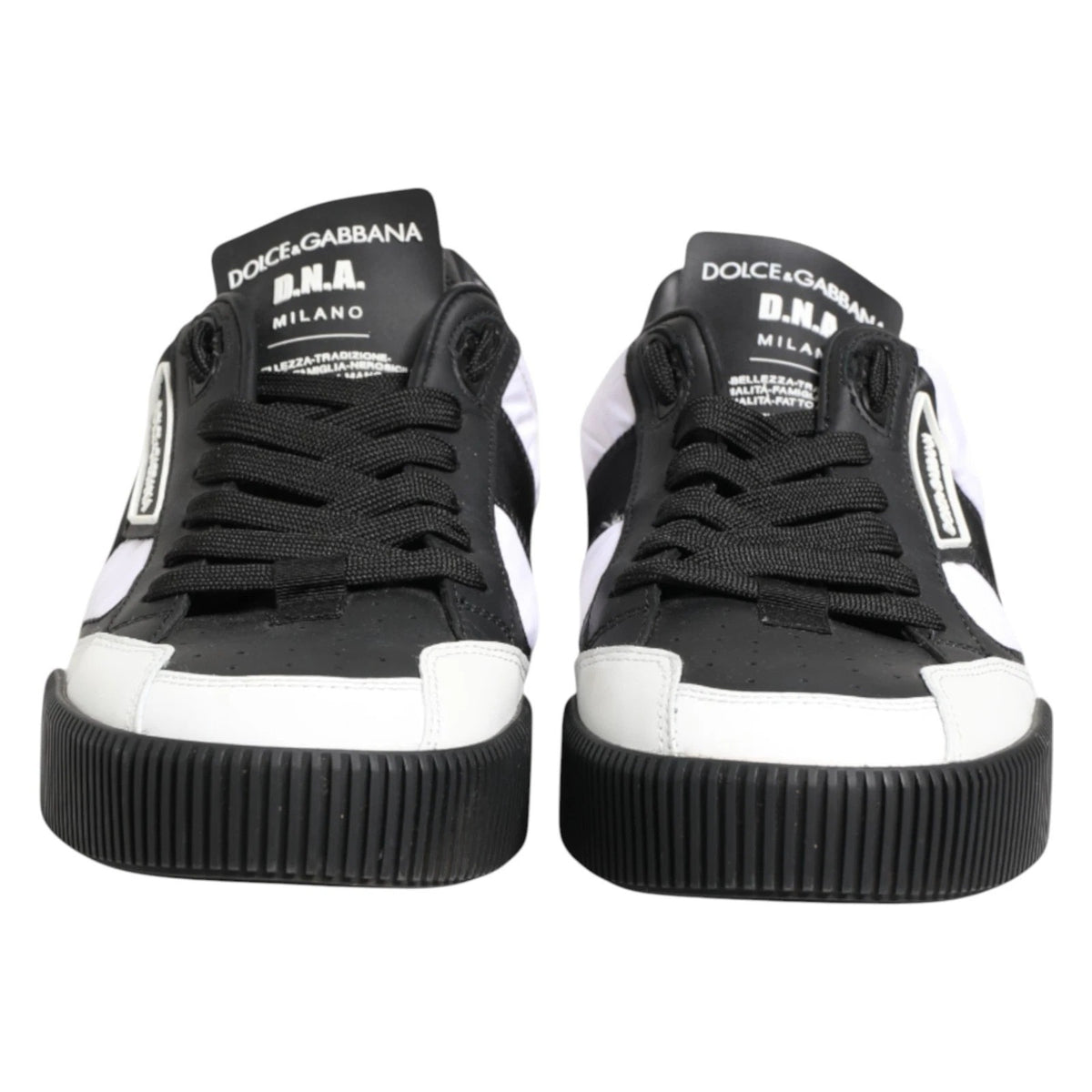 Black White MIAMI Low Top Men Sneakers Shoes