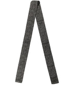 Black White Herringbone Tweed Shawl Scarf