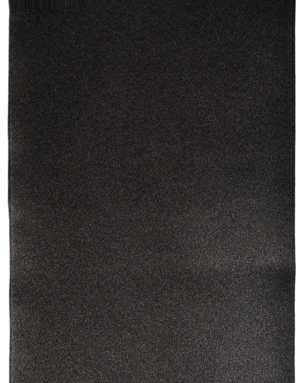 Men Black Satin Silk Skinny Neck Shawl Scarf