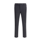 Black Wool Oves Aries Casual Pants