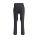 Black Wool Oves Aries Casual Pants