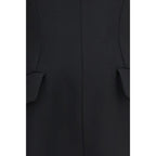 Black Polyamide Casual Dress