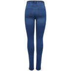 Light Blue Cotton Skinny Jeans