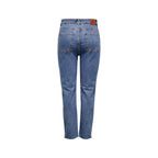 Blue Cotton Mom Jeans