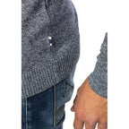 Blue Cotton Sweatshirt