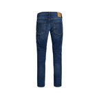 Blue Cotton Skinny Jeans