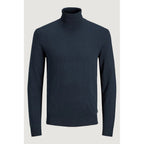 Blue Cotton Turtleneck