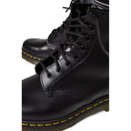 Black Leather Athletic Sneakers