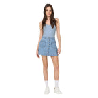 Blue Viscose Tank Tops
