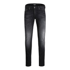 Black Cotton Skinny Jeans