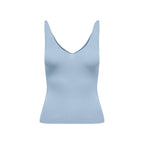 Blue Viscose Tank Tops
