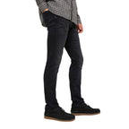 Black Cotton Skinny Jeans