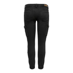 Black Cotton Cargo Pants