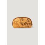 Beige Cotton Clutch Bag