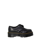 Black Leather Lace-Up Boots