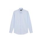 Blue Cotton Dress Shirt