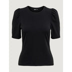 Black Cotton T-Shirt