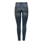 Blue Cotton Skinny Jeans