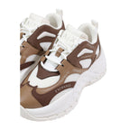 Bicolor Polyester Chunky Sneakers