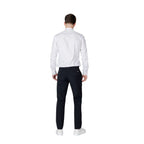 Black Cotton Casual Pants