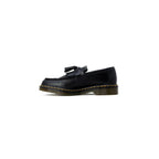 Black Leather Slip-On Loafers