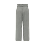 Bicolor Viscose Casual Pants