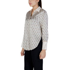 Beige Polyester Blouse