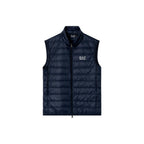 Blue Polyamide Sleeveless Jacket