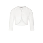 White Polyester Sleeveless Jacket
