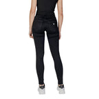 Black Cotton Skinny Jeans