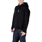 Black Cotton Hoodie