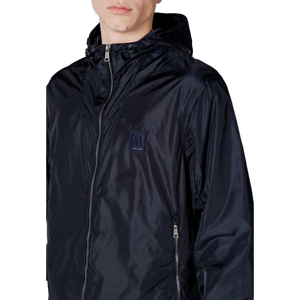 Blue Polyamide Shell Jacket