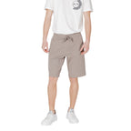 Brown Cotton Bermuda Shorts