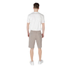 Brown Cotton Bermuda Shorts