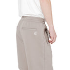 Brown Cotton Bermuda Shorts